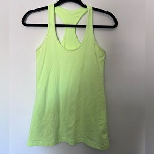 Women’s Neon Lime Racerback Tank Top